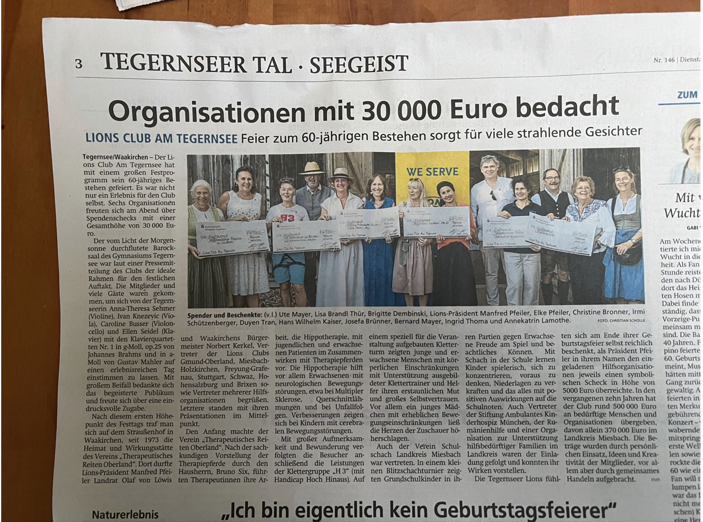 28. Juni 2022, Tegernseer Zeitung